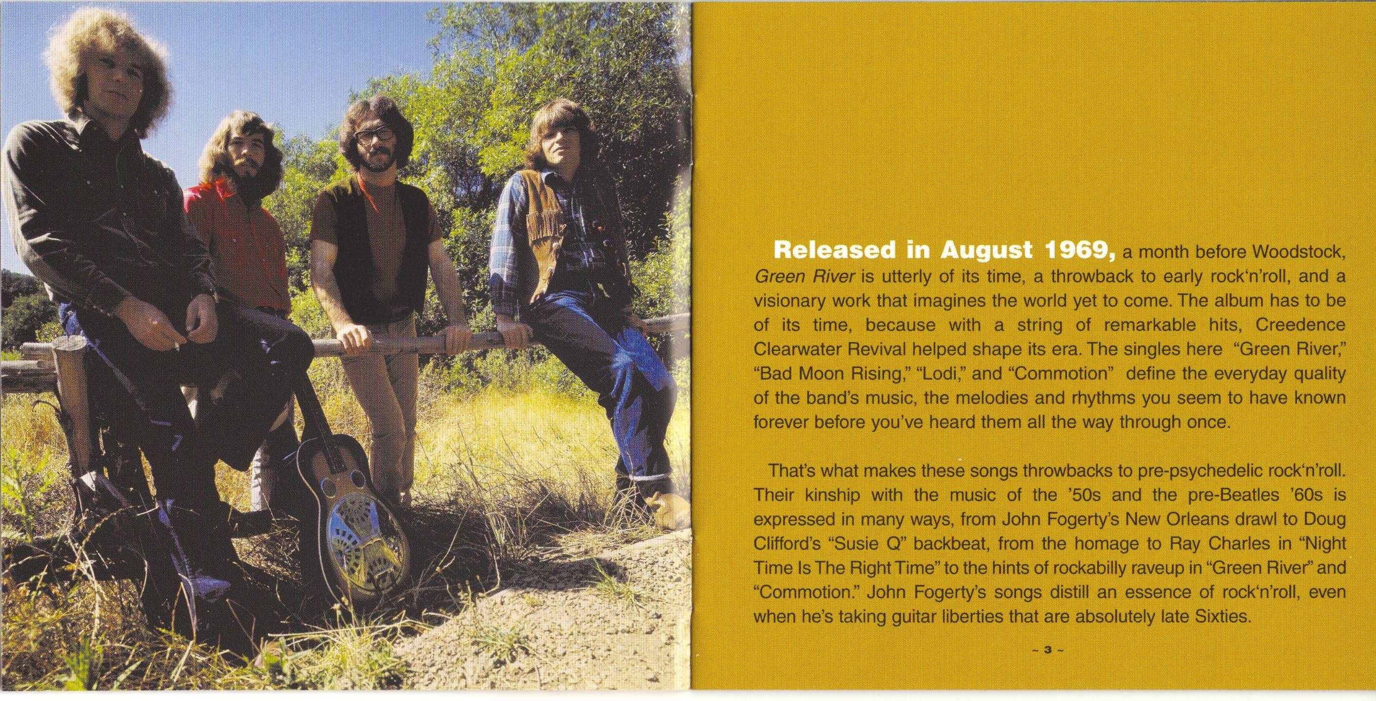 Creedence Clearwater Revival Green River 40th anniversary edition : Booklet02 JPN